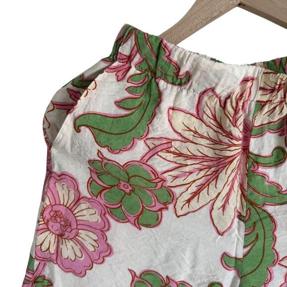 Mango Textured Flora Printed Set Pink, Green, Beige XS - Picture 12 of 16